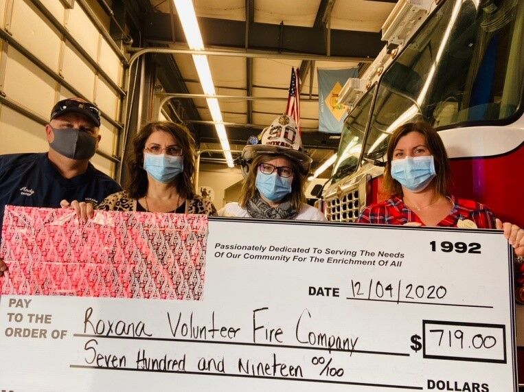 Brandywine at Fenwick Island donates to Roxana VFC